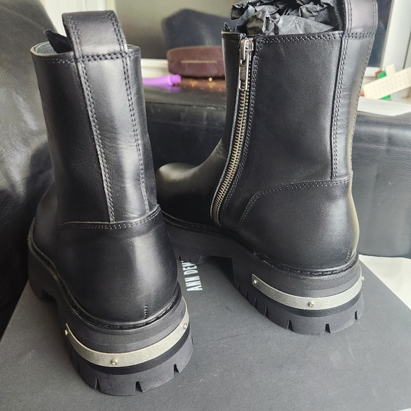 Ann Demeulemeester Black Chunk Sole Ankle Boots size 40 BNWT - Picture 10 of 11